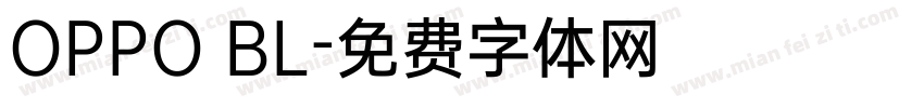 OPPO BL字体转换